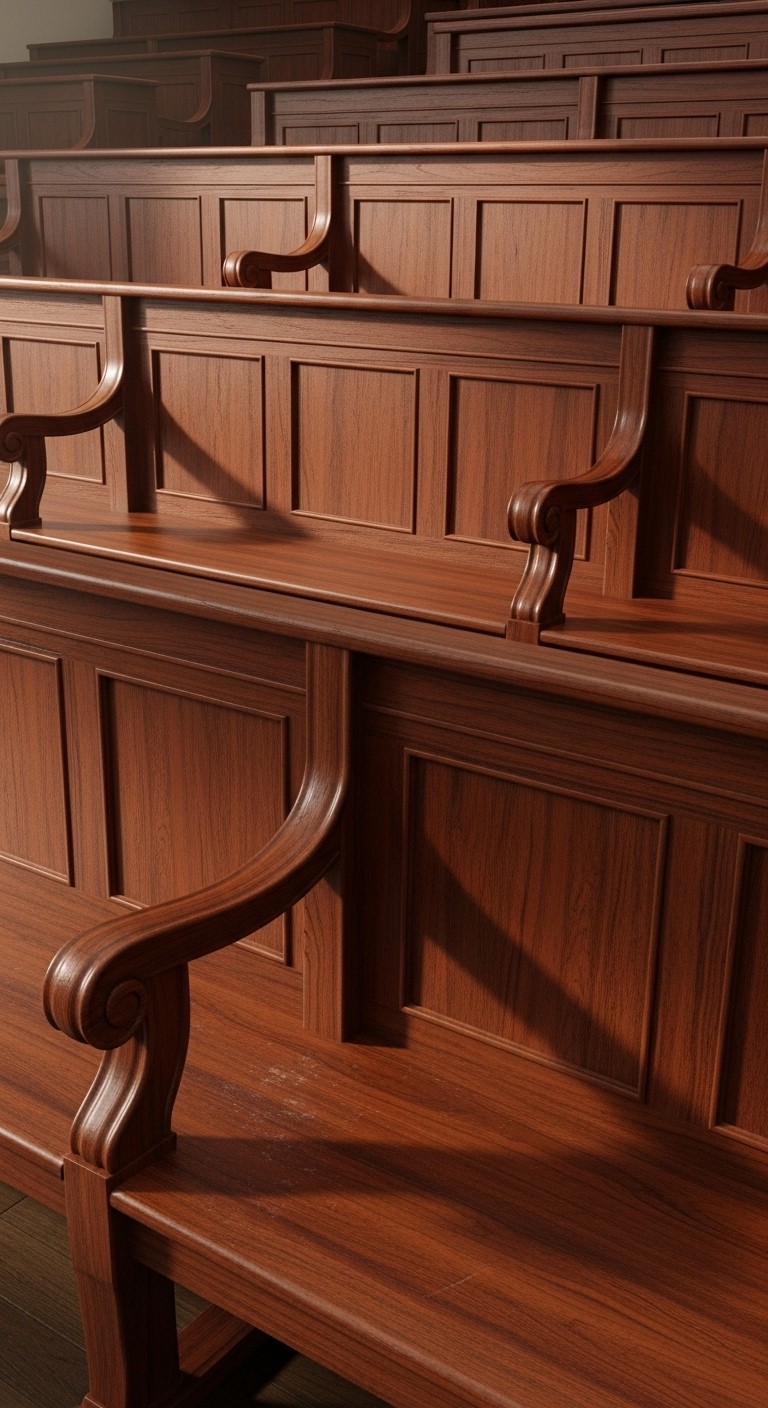Free Mahogany Courtroom Benches Photo - Courtroom, Mahogany, Benches ...