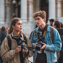 Free Photographers in Discussion Image - Photography, Conversation ...