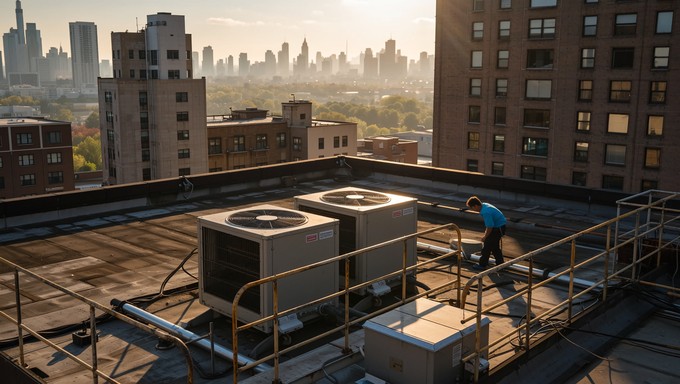 Free Urban Rooftop Worker Image - Rooftop, Urban, Worker | Download at ...