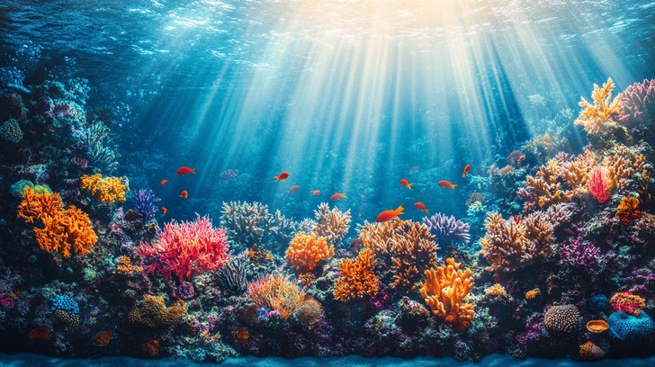 Free Vibrant Coral Reef Image - Underwater, Coral, Fish | Download at