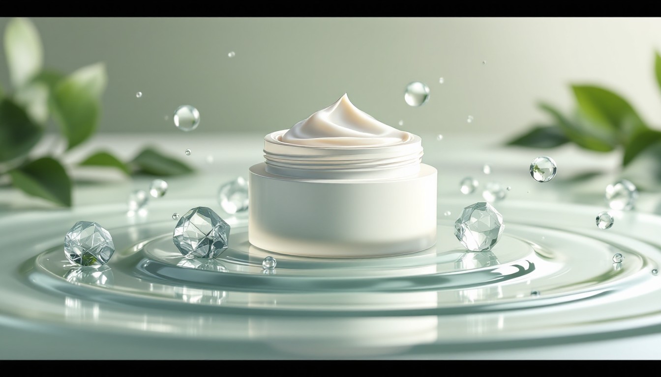 Free Luxurious Floating Cream Image - Skincare, Minimal, Cream ...