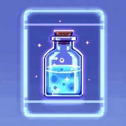 Free Magical Blue Potion Image - Potion, Pixel, Vial | Download at ...