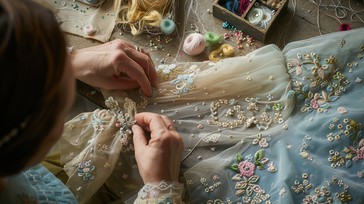Free Delicate Embroidery Craft Image - Embroidery, Hands, Beads ...