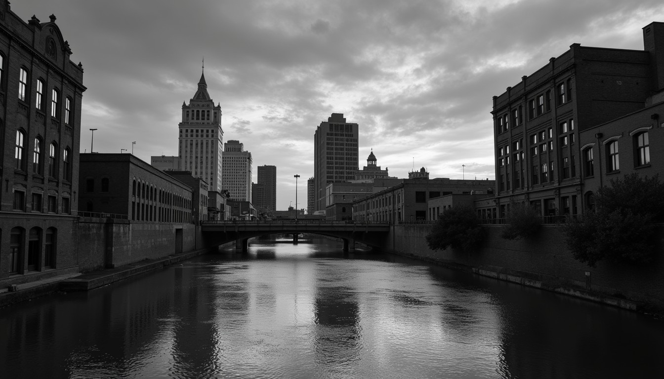 Urban Rivers Photography Free Urban river reflections Image - Cityscape, River, Skyline ...