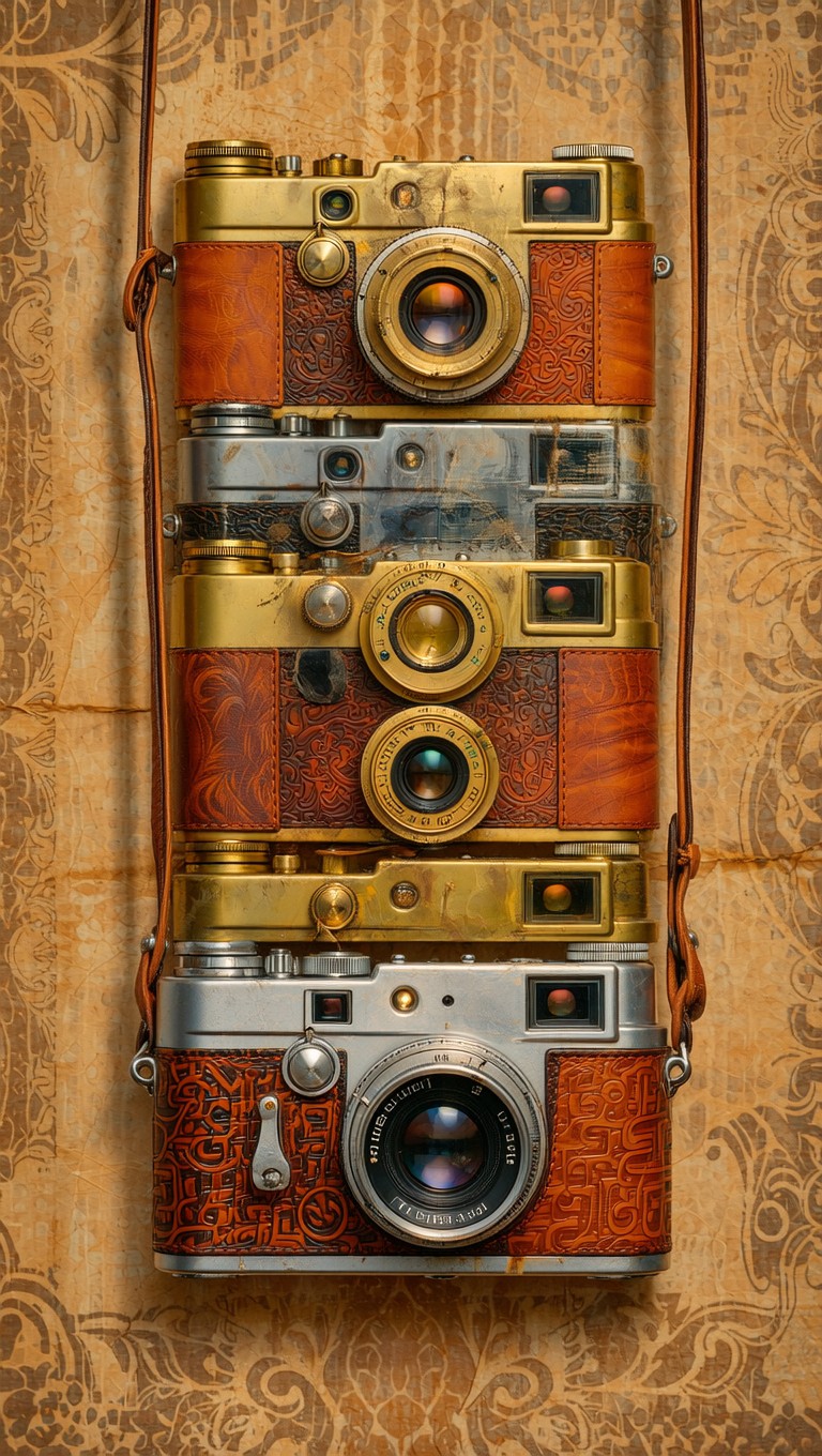 Free Golden Vintage Camera Image - Vintage, Camera, Brass