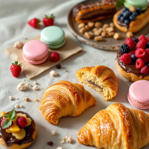 Free French Pastry Collection Image - Croissants, Pastries, Bakery ...