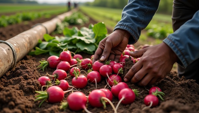 Radish Ranch Free Fresh Farm Radishes Image - Radishes, Harvest, Farming | Download ...