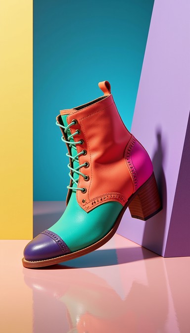 Free Rainbow Ankle Boot Image - Bootie, Rainbow, Colorful | Download at ...