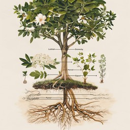 Free Botanical Illustration Diagram Image - Botanical, Illustration ...