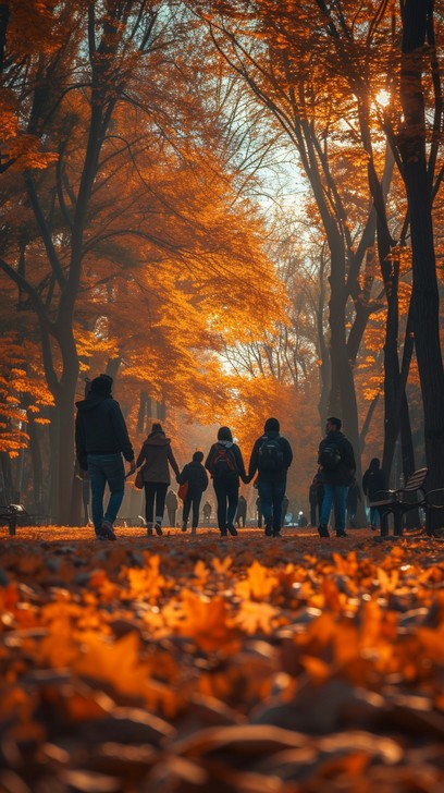Walk Scene Free Autumn Walk Scene Image - Autumn, Leaves, Walking | Download at ...
