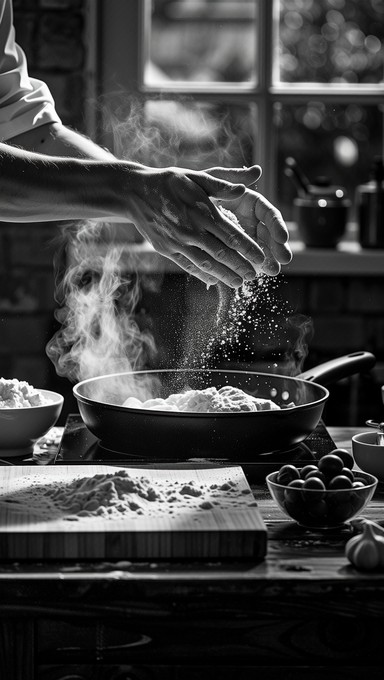 Free Hands Crafting Food Image - Cooking, Monochrome, Hands | Download ...