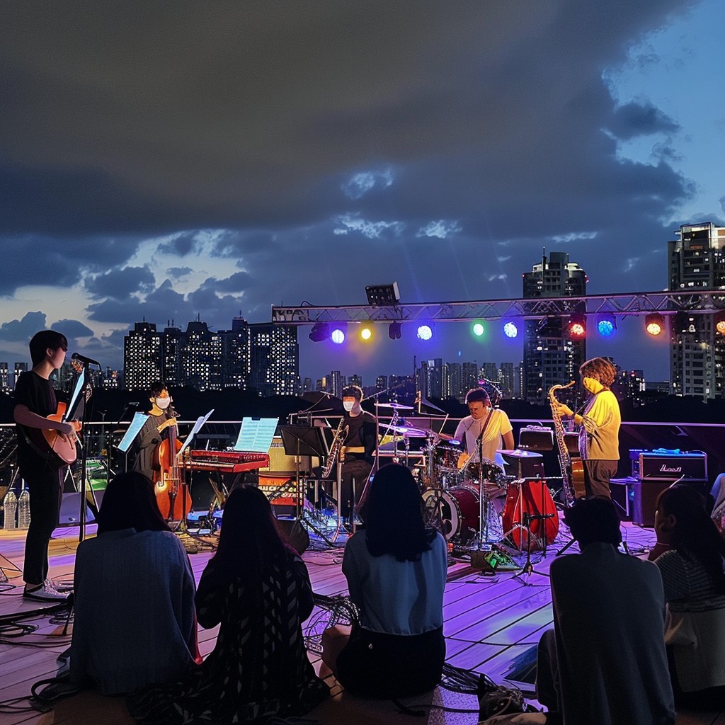 Free Rooftop Concert Evening Image - Music, Rooftop, Cityscape ...