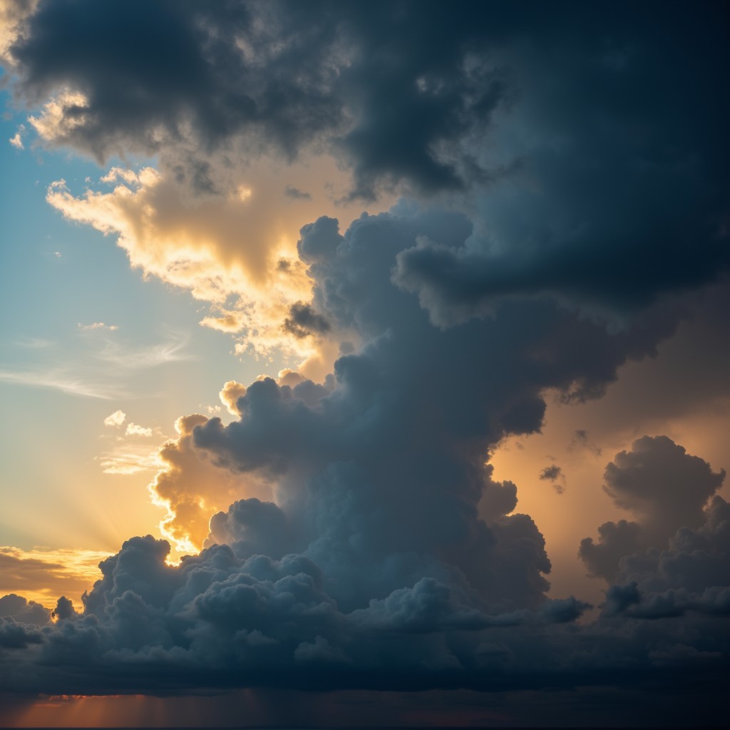 Free Golden Storm Clouds Image - Sunset, Clouds, Storm | Download at ...