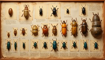 Free Vintage Insect Collection Image - Entomology, Beetles, Butterflies ...