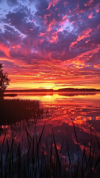Free Sunset Lake View Image - Sunset, Lake, Reflection | Download at ...