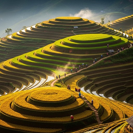 Terrace Land Rice Free Terraced Rice Paradise Image - Terraces, Rice, Agriculture ...