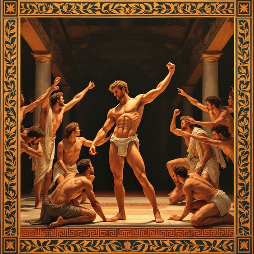 Free Ancient Athletic Training Image - Ancient, Greek, Athletes ...