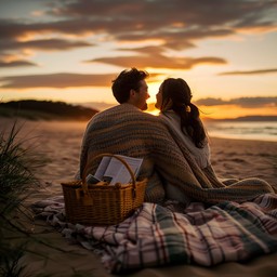 Free Romantic Beach Sunset Image - Sunset, Beach, Couple | Download at ...