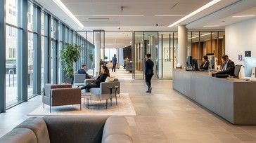 Free Modern Office Reception Image - Office, Lobby, Modern | Download ...