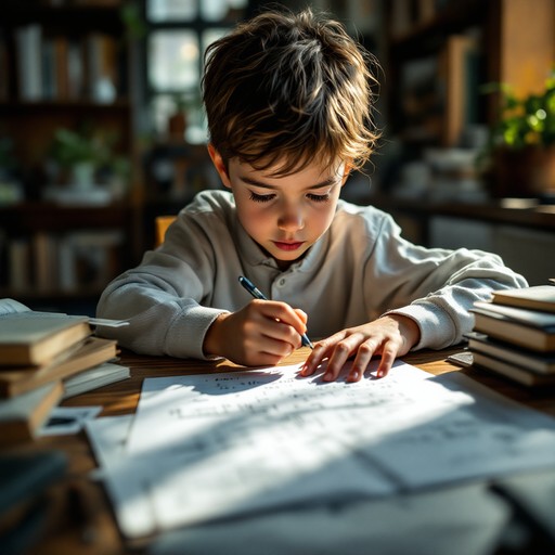 Study Young Free Young Genius Studying Image - Child, Student, Studying | Download ...