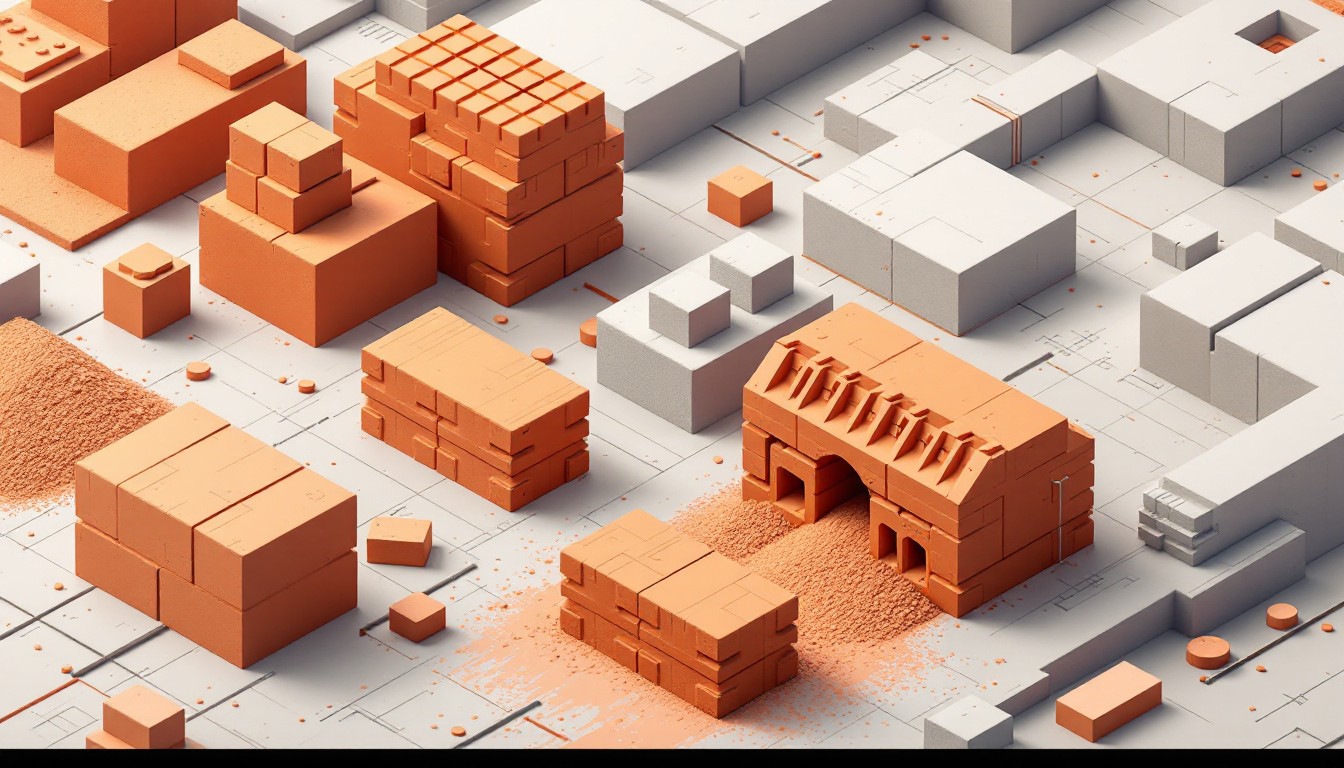 Free Brick Making Process Image - Brick, Terracotta, Isometric ...