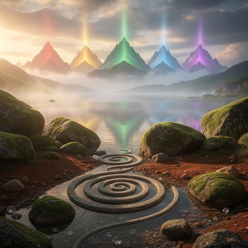 Free Rainbow Mountain Sanctuary Image - Mountains, Rainbow, Landscape ...