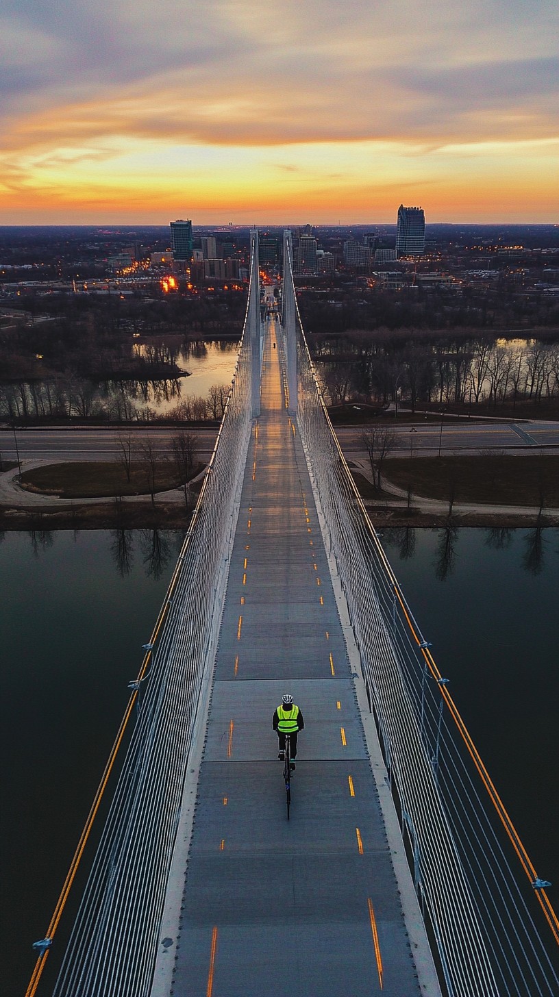 Sunrunner Bridge Free Sunset Bridge Run Image - Sunset, Runner, Bridge | Download at ...