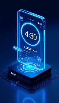 Free Futuristic Floating Clock Image - Holographic, Futuristic, Clock ...