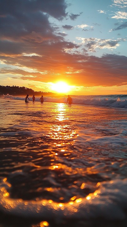 Free Sunset Beach Reflection Image - Sunset, Beach, Reflection ...
