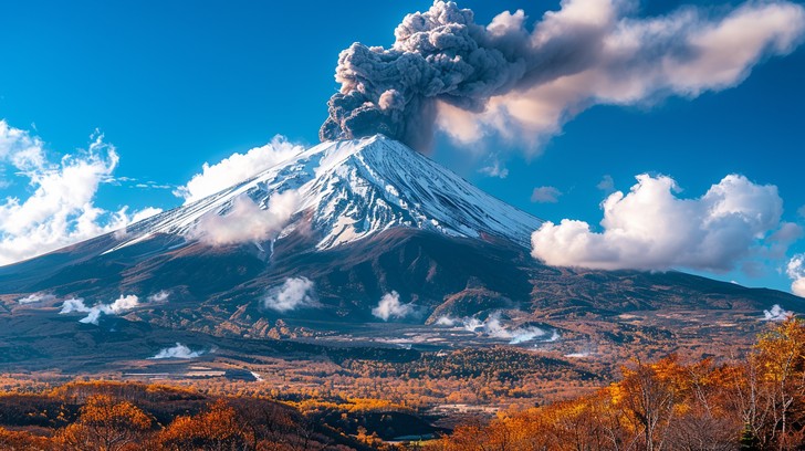 Free Erupting Mountain Majesty Image - Volcano, Eruption, Mountain ...