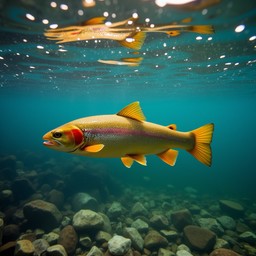 Gleaming Fish Free Gleaming Golden Trout Image - Trout, Underwater, Fish | Download ...