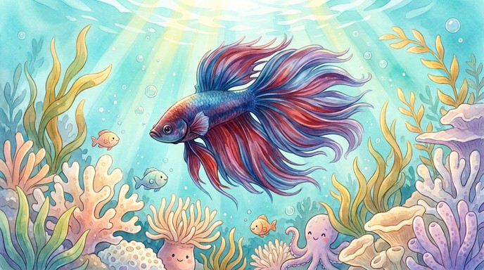 Free Colorful Fish Fantasy Image - Underwater, Fish, Betta | Download ...