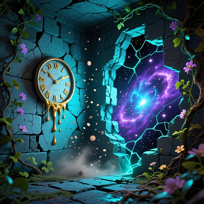 Free Melting Clock Portal Image - Surreal, Clock, Timepiece | Download ...