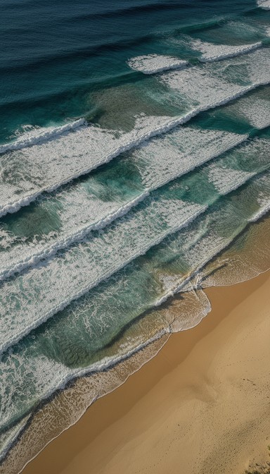 Free Coastal Wave Patterns Image - Ocean, Waves, Beach | Download at ...