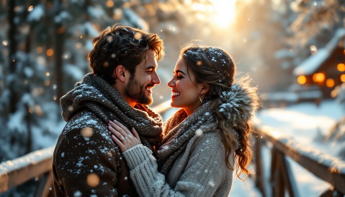 Cold Spring Romantic Free Winter Love Story Image - Romance, Couple, Love | Download at ...