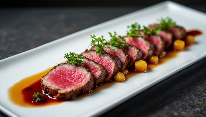 Free Elegant Gourmet Presentation Image - Gourmet, Meat, Seared ...