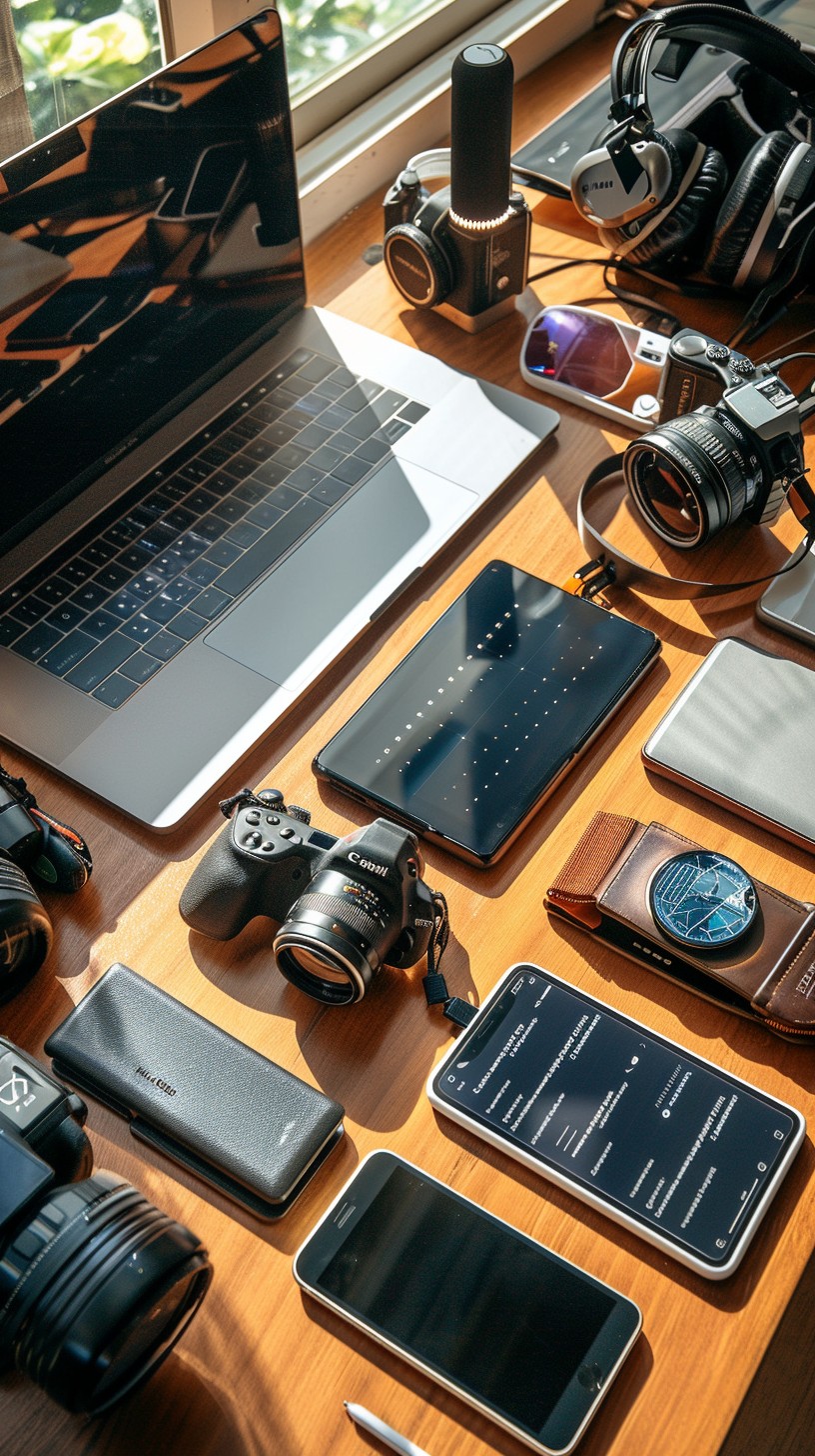 Free Tech Gadgets Assembly Image - Technology, Gadgets, Camera ...
