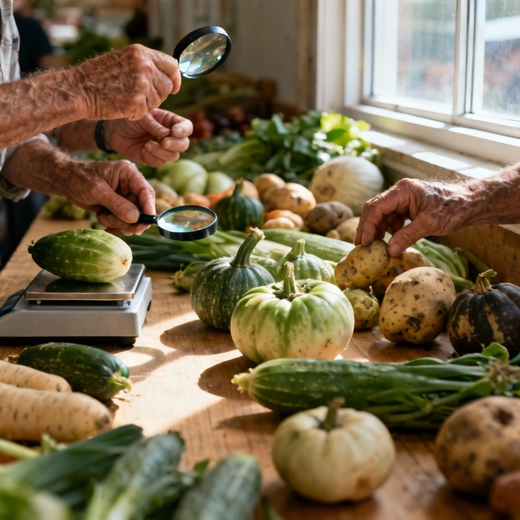 Free Inspecting Fresh Produce Image - Vegetables, Produce, Hands ...