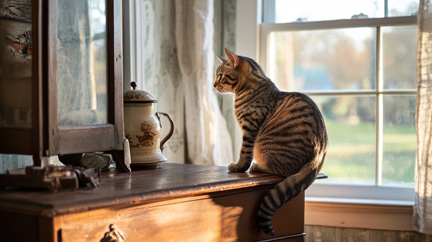 Free Cat on Window Image - Cat, Window, Sunlight | Download at StockCake