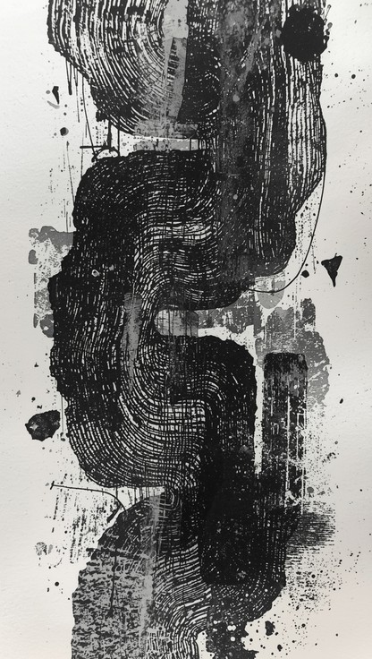 Printmaking Texture Pattern Free Textured Vertical Flow Image - Crosshatching, Silhouette, Vertical ...