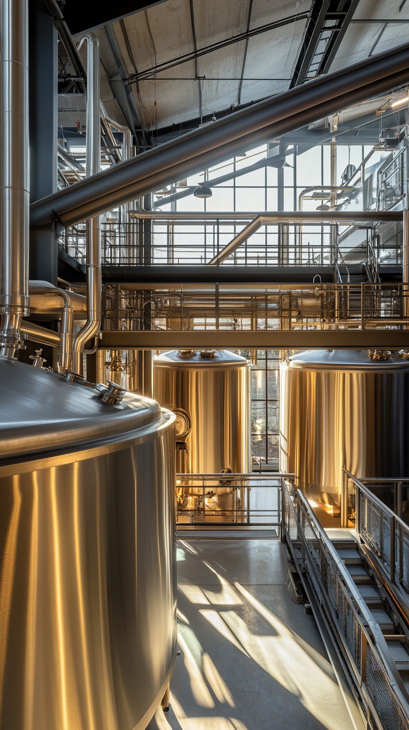 Brewing Building Free Modern brewery interior Image - Brewery, Industrial, Sunlight ...