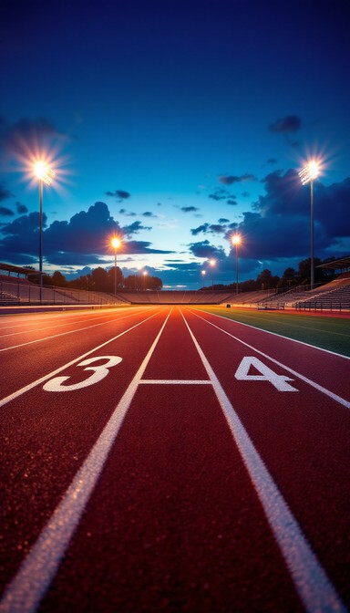 Free Floodlit running lanes Image - Track, Stadium, Floodlights ...