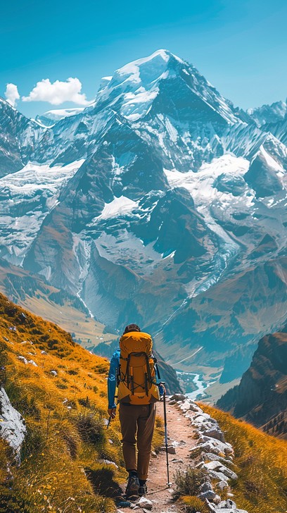 Free Mountain Trekking Adventure Image - Hiking, Mountains, Adventure ...