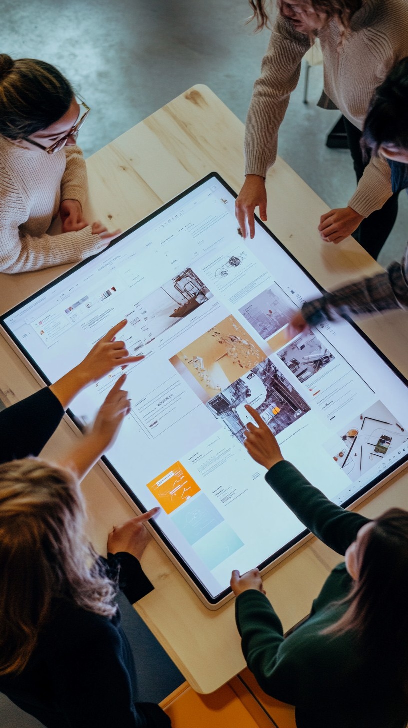Free Team analyzing digital Image - Teamwork, Collaboration, Technology ...