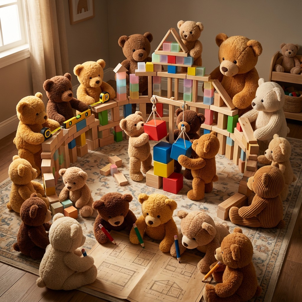 Free Bears Building Together Photo - Teddy, Bears, Building | Download ...
