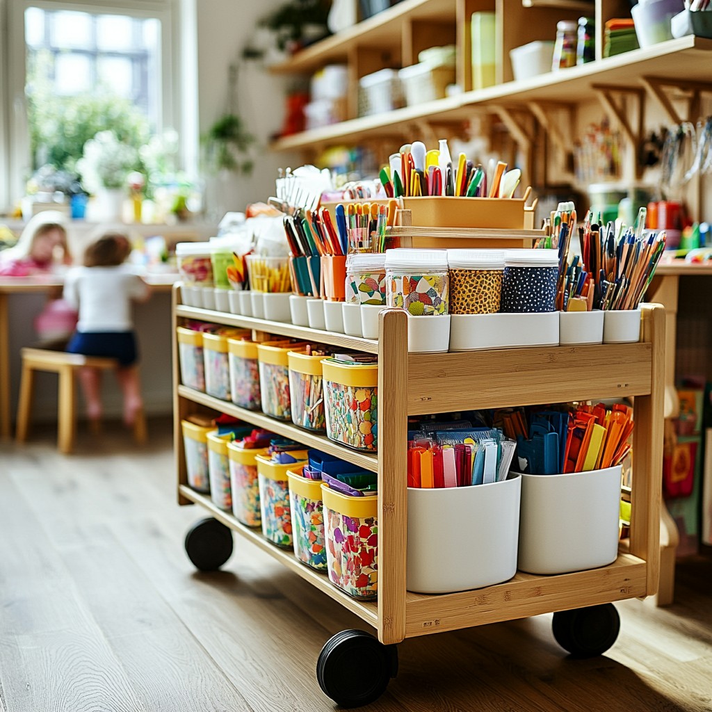 Free Colorful art cart Image - Art, Cart, Colorful | Download at StockCake