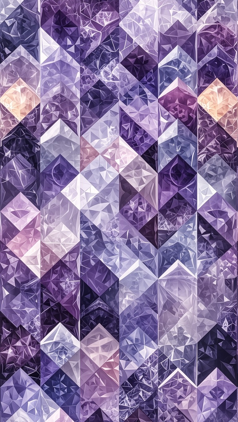 Free Amethyst Geometric Pattern Image - Purple, Violet, Lavender ...