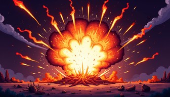 Free Explosive Pixel Inferno Image - Explosion, Pixel, Digital ...