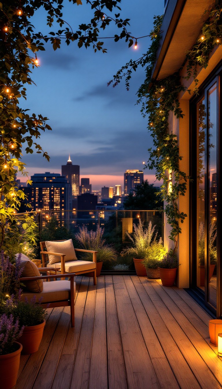 Free Twilight Terrace Paradise Image - Rooftop, Terrace, Balcony ...
