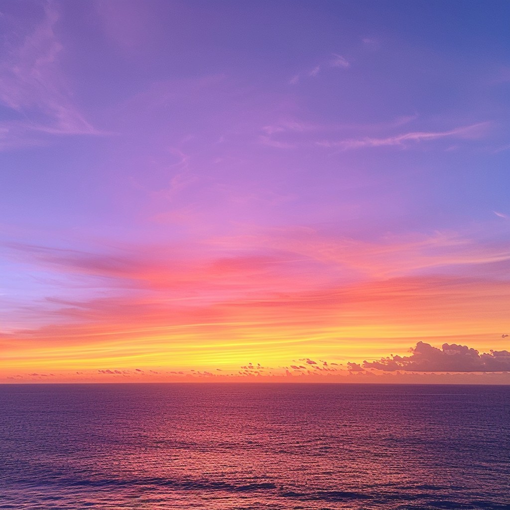 Sunset Inage Free Vibrant Ocean Sunset Image - Sunset, Ocean, Sky | Download at ...